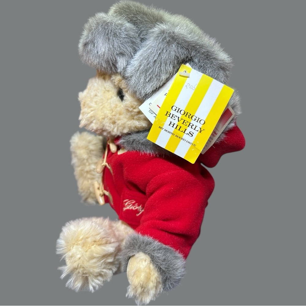 GIORGIO BEVERLY HILLS 2004 XMAS Holiday Herrington Bear w/ Tags (EUC/As New) - Picture 4 of 11
